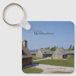 Colonial Michilimitado ackinac duplo Chaveiro
