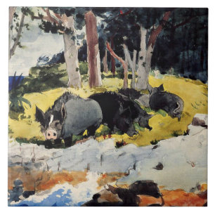 Colonizadores das Bermudas, uma pintura de Winslow