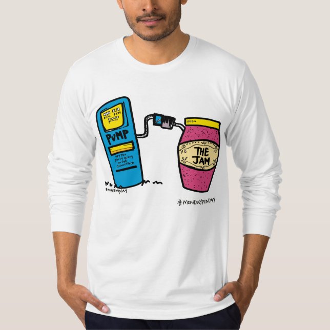 Coloque a camisa emperrada (Frente)