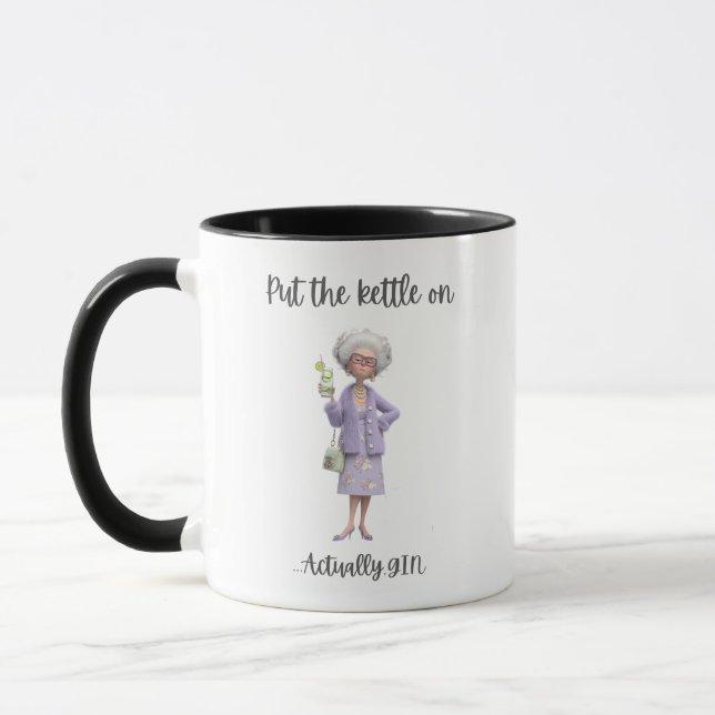 Coloque a Chaleira para Ferver na Verdade Caneca d (Esquerda)