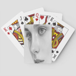 Coloque a foto dela em um baralho de cartas clássi