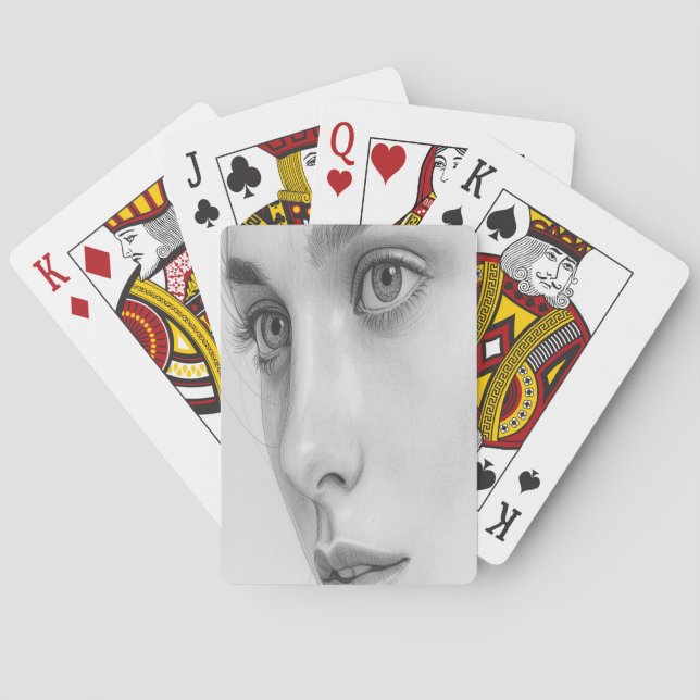 Coloque a foto dela em um baralho de cartas clássi (Verso)