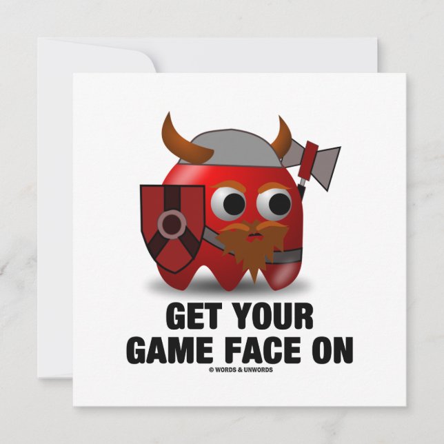 Coloque a sua cara de jogo (Viking) (Frente)