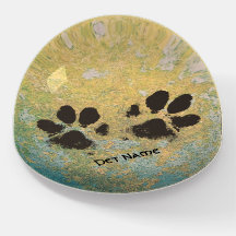 Coloque as impressões da pata de seu animal em con