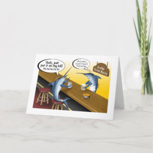 Coloque no meu cartão de saudação Bill Billfish