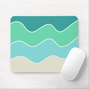 Coloque o mouse pad das ondas