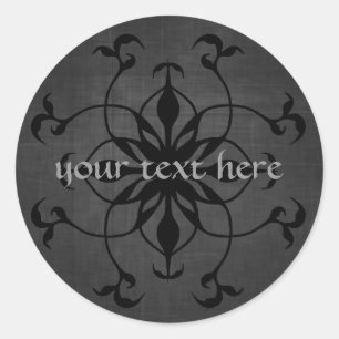 Coloque seu texto nesses adesivos góticos lindos