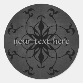 Coloque seu texto nesses adesivos góticos lindos