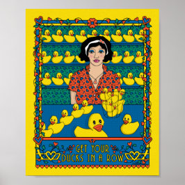 Coloque Seus Patos Em Um Poster Row_B_8x10