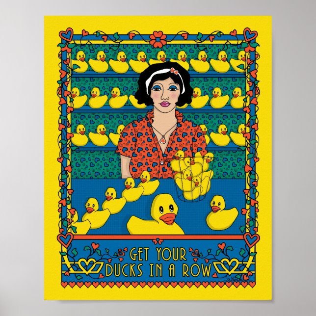 Coloque Seus Patos Em Um Poster Row_B_8x10 (Frente)