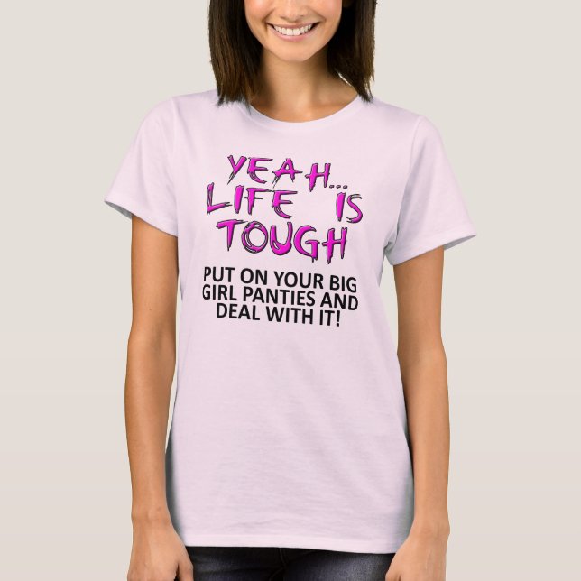 Coloque Sua Calcinha De Menina Grande Camiseta Div (Frente)