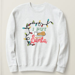 Coloquei para o Papai Noel - Moletom de Natal Engr