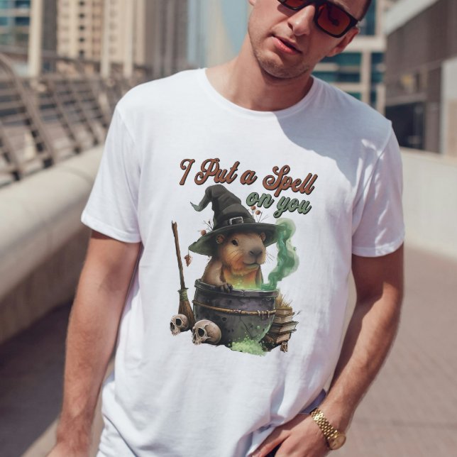 Coloquei um desenho na camiseta da Capybara Hallow (Criador carregado)