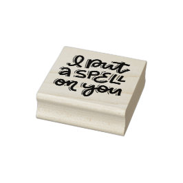 Coloquei um feitiço em você carimbo de borracha