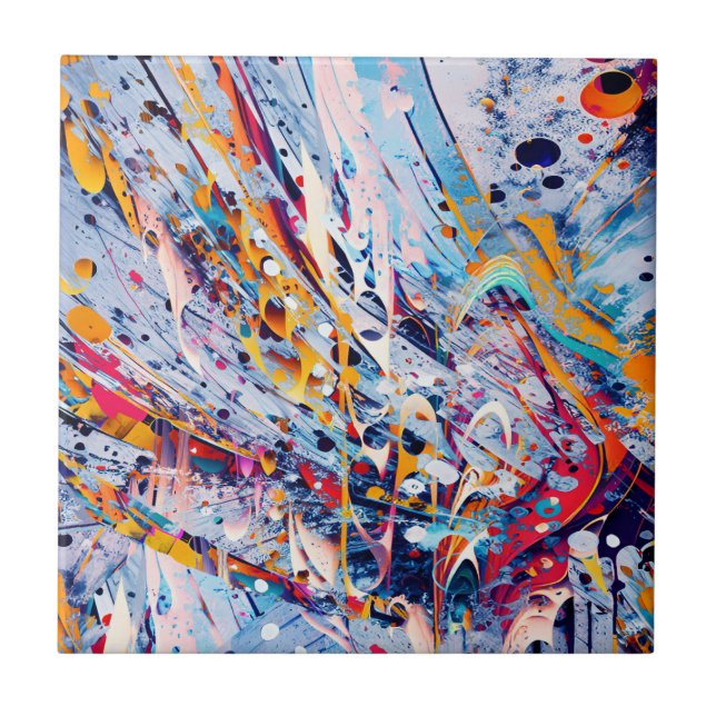 Color Abstract Splatters (Frente)