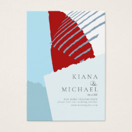 Color Block Wedding Website Winter ID740