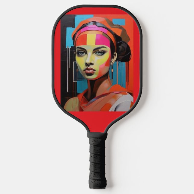 Color Flow /Artistic Pickleball Paddle (Front)