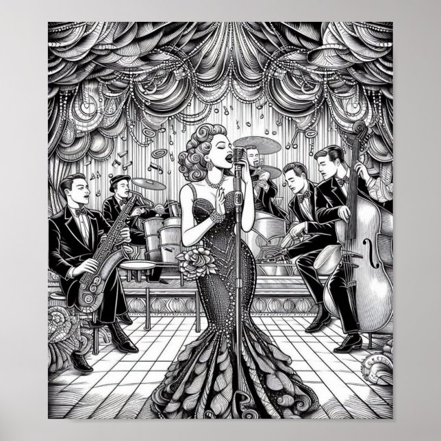 COLOR IT YOURSELF! Adult Coloring Book Poster (Frente)