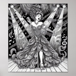 COLOR IT YOURSELF! Adult Coloring Book Poster