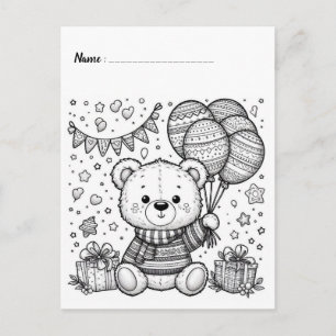 Color Me Panda   Cartões de Atividades para Crianç