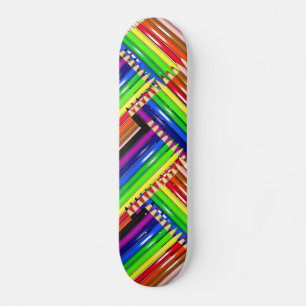 color pencil skateboard cobres