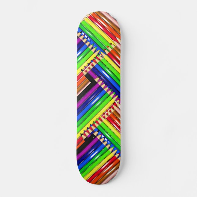 color pencil skateboard cobres (Frente)