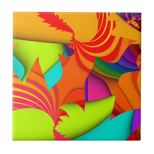Colora-me o azulejo brilhante #1 (Frente)