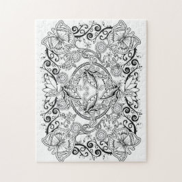 Colora seus próprios quebra-cabeça de serra de