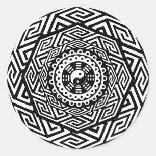 Colora suas próprias etiquetas da mandala