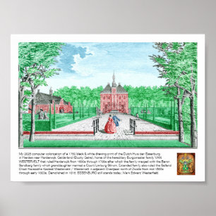 Coloração 1760 Impressão Kasteel De Essenburg, 202