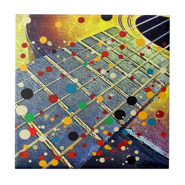 Coloração colorido de guitarra (Frente)