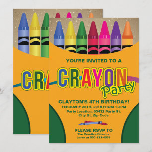 Coloração, convites de festas de aniversários d