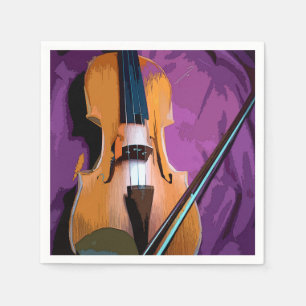 Coloração de guardanapos - Viola