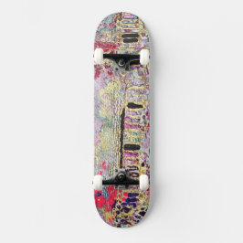 Coloração vibrante em negrito com cobra Skateboard