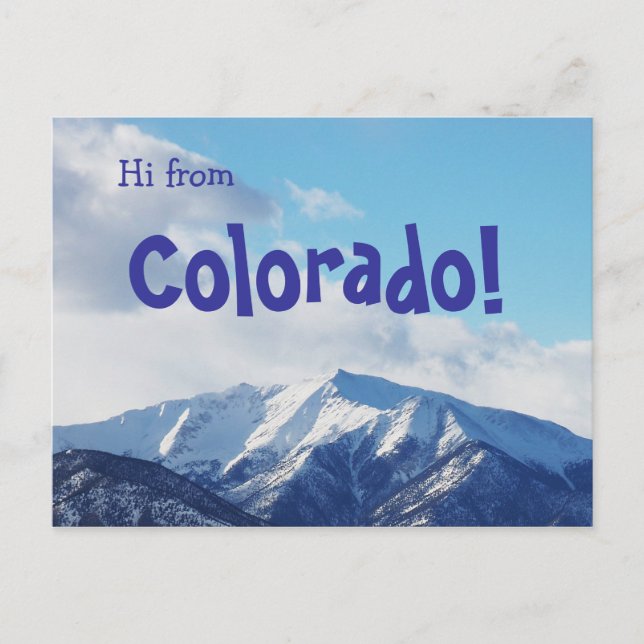 Colorado! Cartão Postal (Frente)