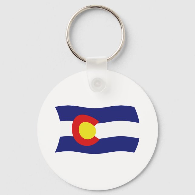 Colorado Flag Chaveiro (Frente)