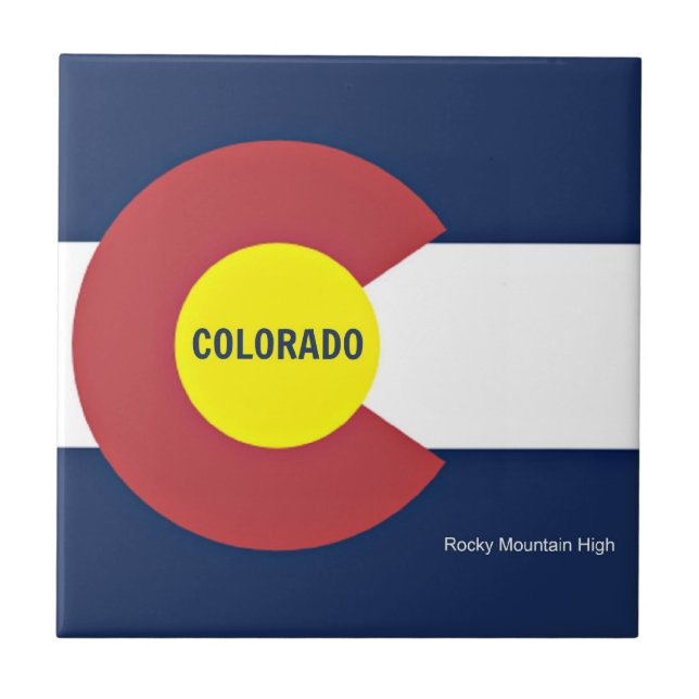Colorado Flag e Slogan (Frente)