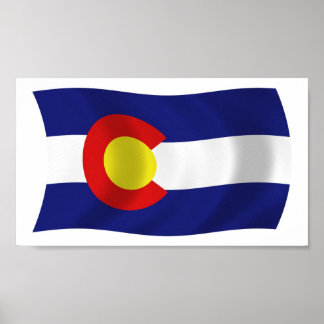 Colorado Flag Poster Print