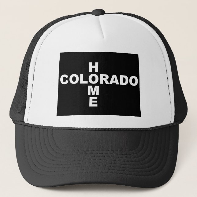 Colorado Home Longe Do Chapéu Boné Da Bola Estatal (Frente)