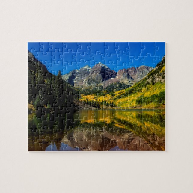 COLORADO MONTANHA LANDSCAPE JIGSAW QUEBRA-CABEÇA (Horizontal)