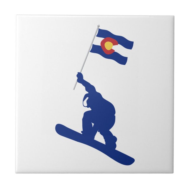 Colorado Snowboard Flag (Frente)