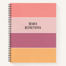 Colorblock Horizontal Strik Rosa e laranja