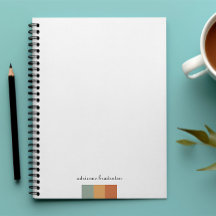 Colorblock pequeno moderno | Monograma de Script