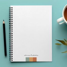 Colorblock pequeno moderno | Monograma de Script