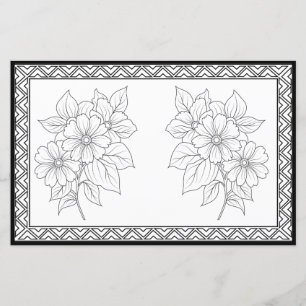 Colore Elegante Seu Próprio Papel Personalizado