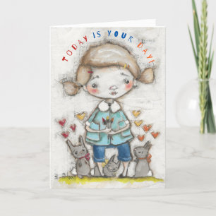 Colore seu dia - Cartão de saudação