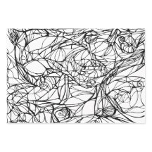 Colore seu próprio conjunto de folhas planas de pa