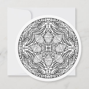Colore seu próprio Cupcake Mandala
