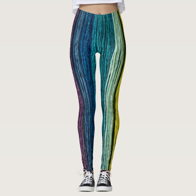 colored wood leggings (Frente)