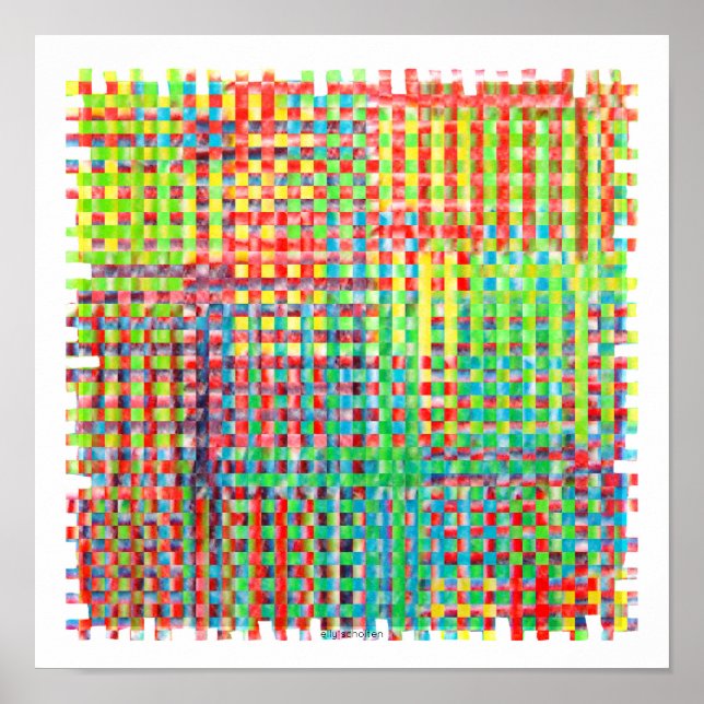 colorful abstract Poster (Frente)